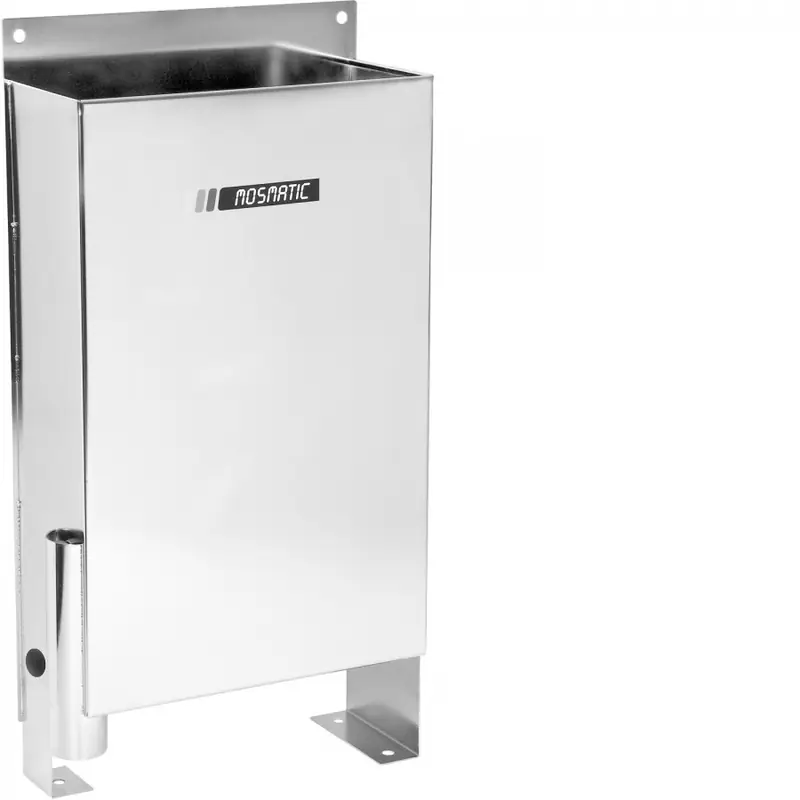 Stainless brush bucket and towel bin